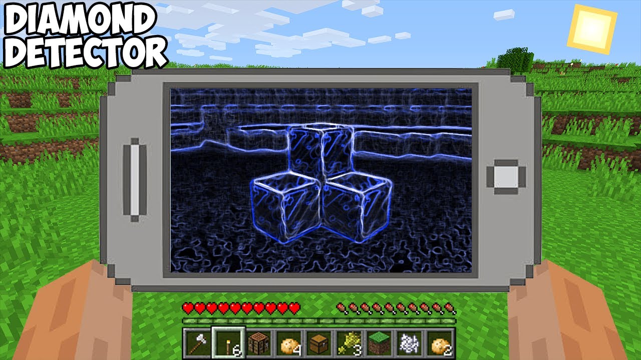 I FOUND DIAMONDS with a DETECTOR PHONE in Minecraft ANIMATION!