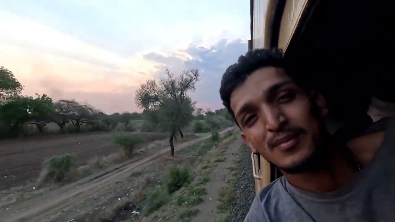 Aurangabad to Hyderabad #train journey || #gopro  shootout