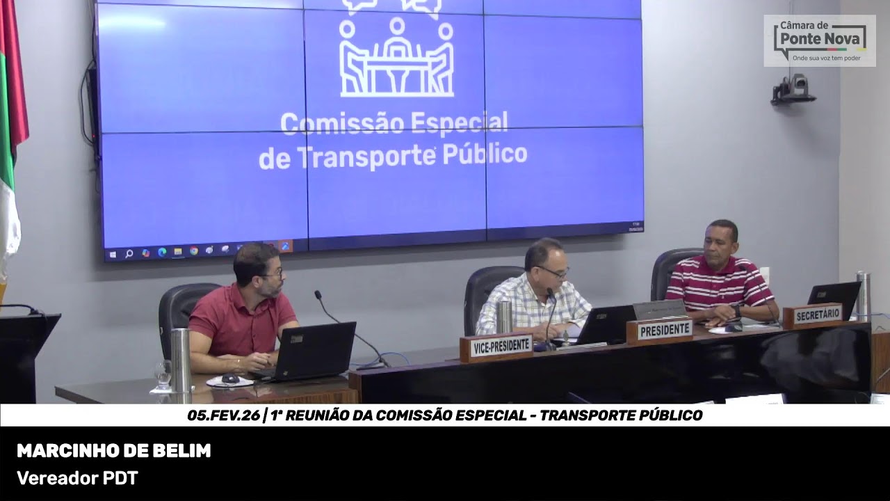 05.FEV.26 | 1ª Reunião da Comissão Especial - Transporte Público