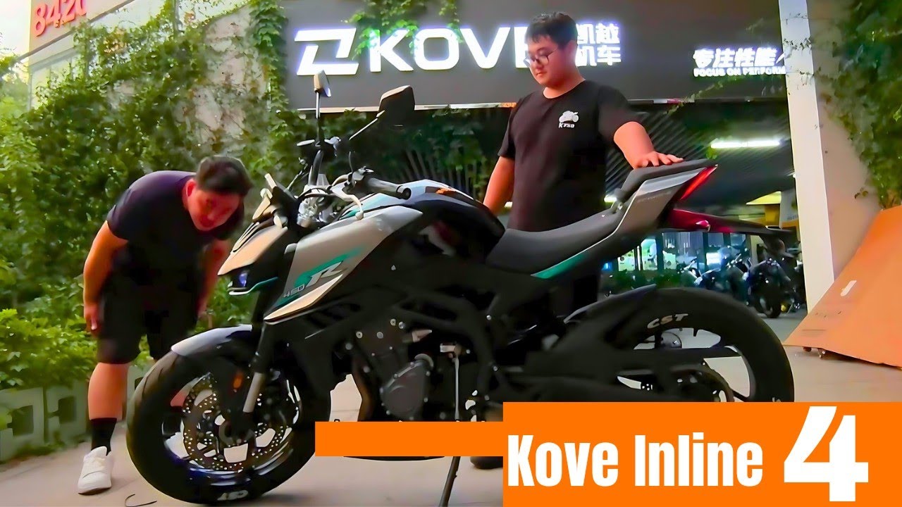 Соревнуетесь с новым CB400? Kove 450R прибыл с мощным рядным 4-цилиндровым двигателем🔥