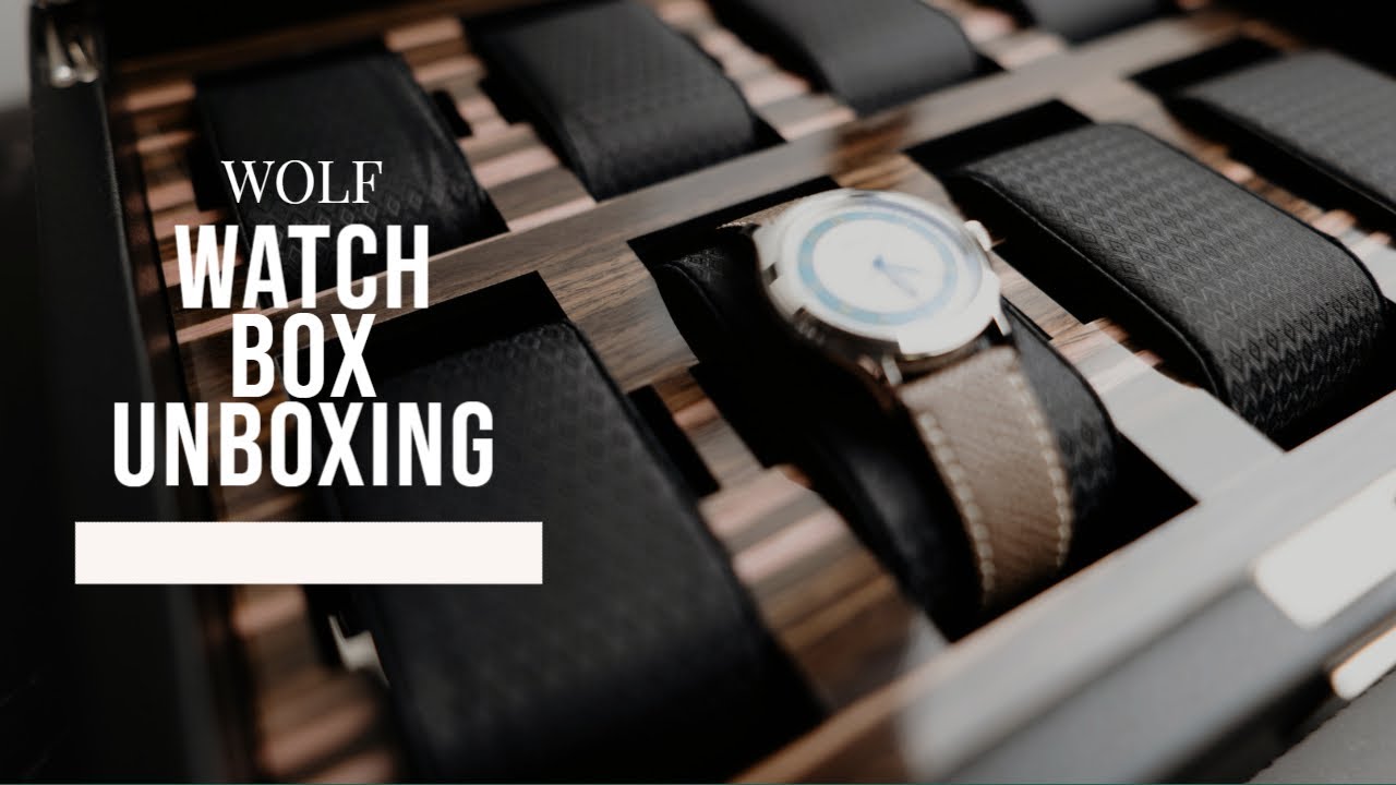 WOLF Watch Box (Roadster) Unboxing and First Impressions