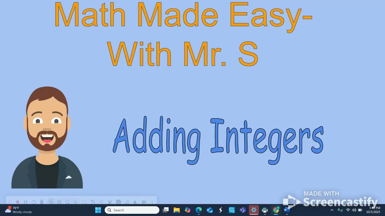 ✅ Adding Positive and Negative Numbers | Simple Math Lesson for Students