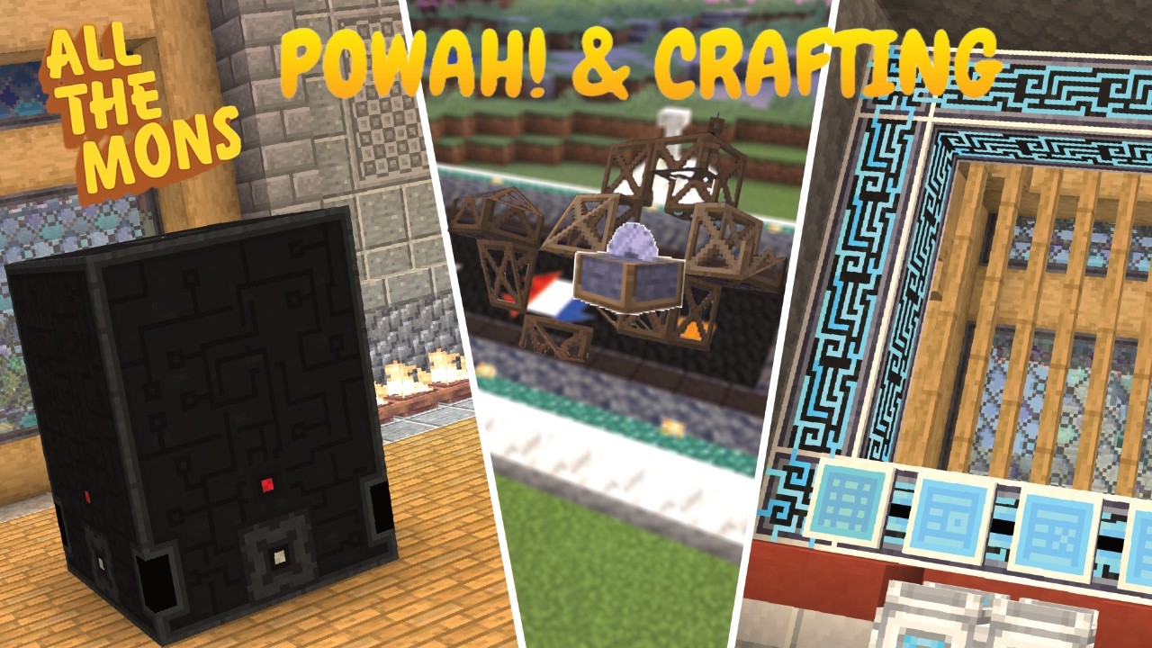 Allthemods x Cobblemon; Crafting and Powah!