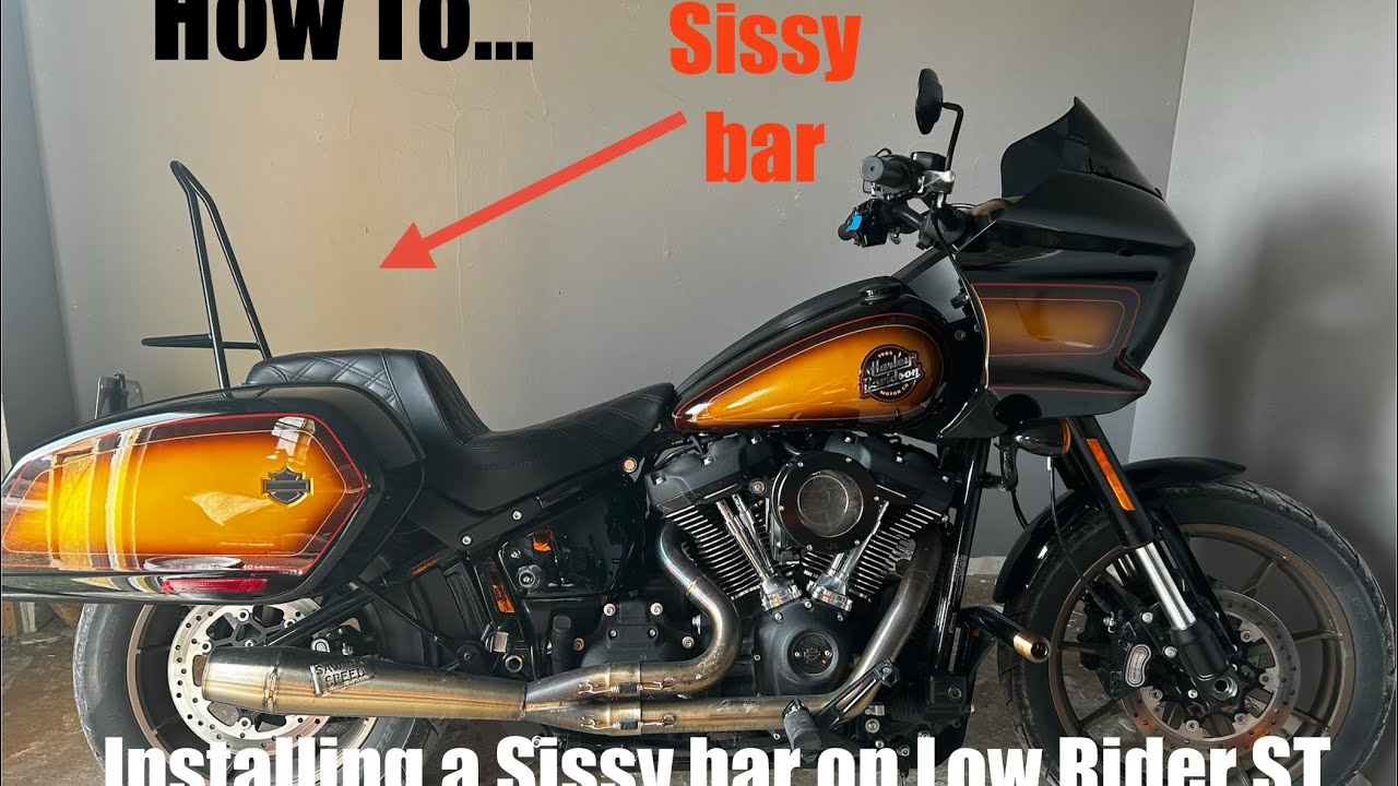 How to add a sissy bar to a Lowrider ST