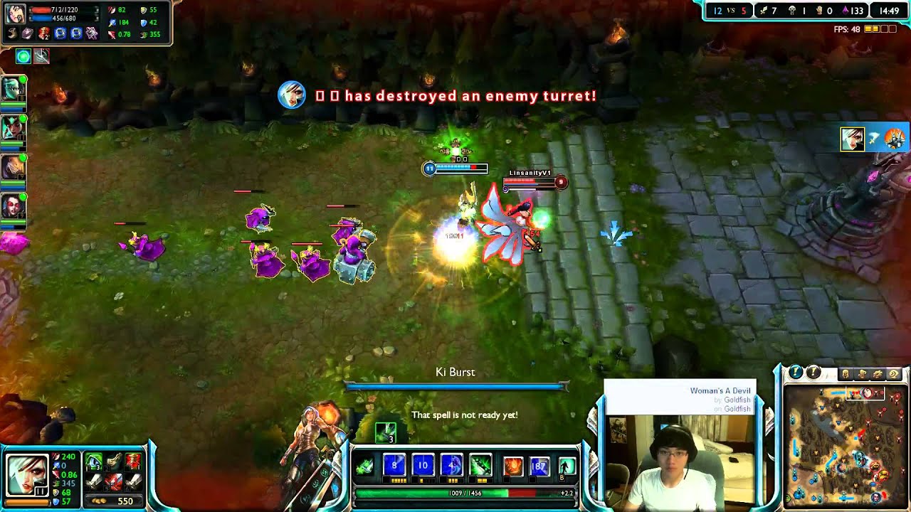 Ahri with the flash