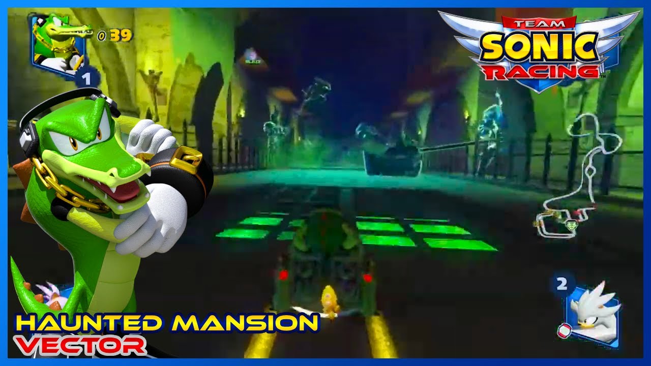 Team Sonic Racing - Team Race - Haunted Castle - Vector