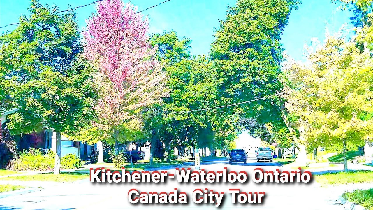 Экскурсия по центру города Китченер-Ватерлоо, Онтарио, Канада