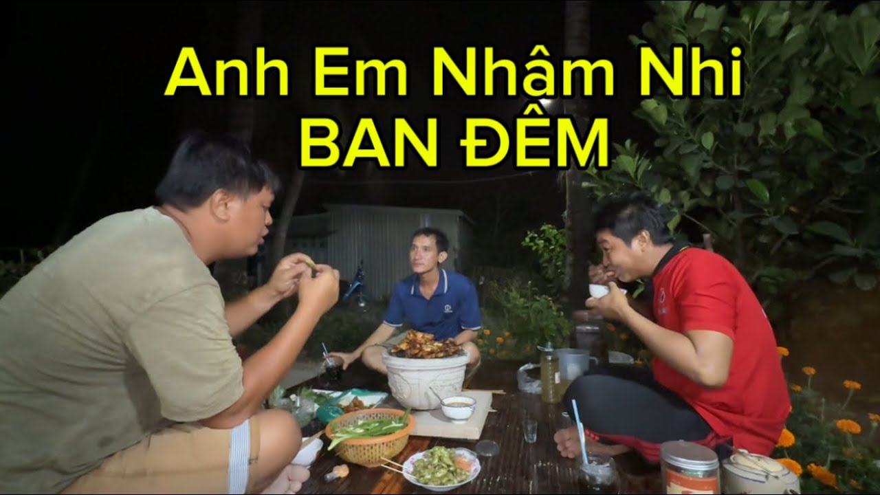 Anh em nhâm nhi ban đêm với món mỏ heo nướng - Quẹo channel