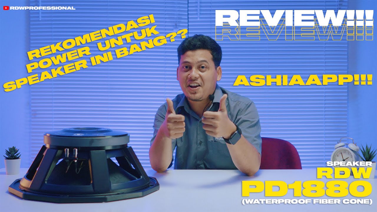 REVIEW !! SPEAKER RDW 