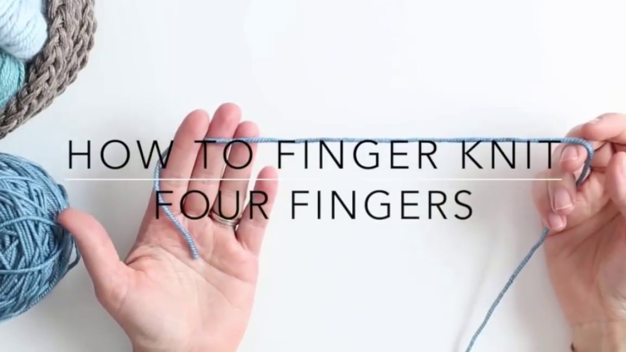 HowToFingerKnit by Anne B. Weil