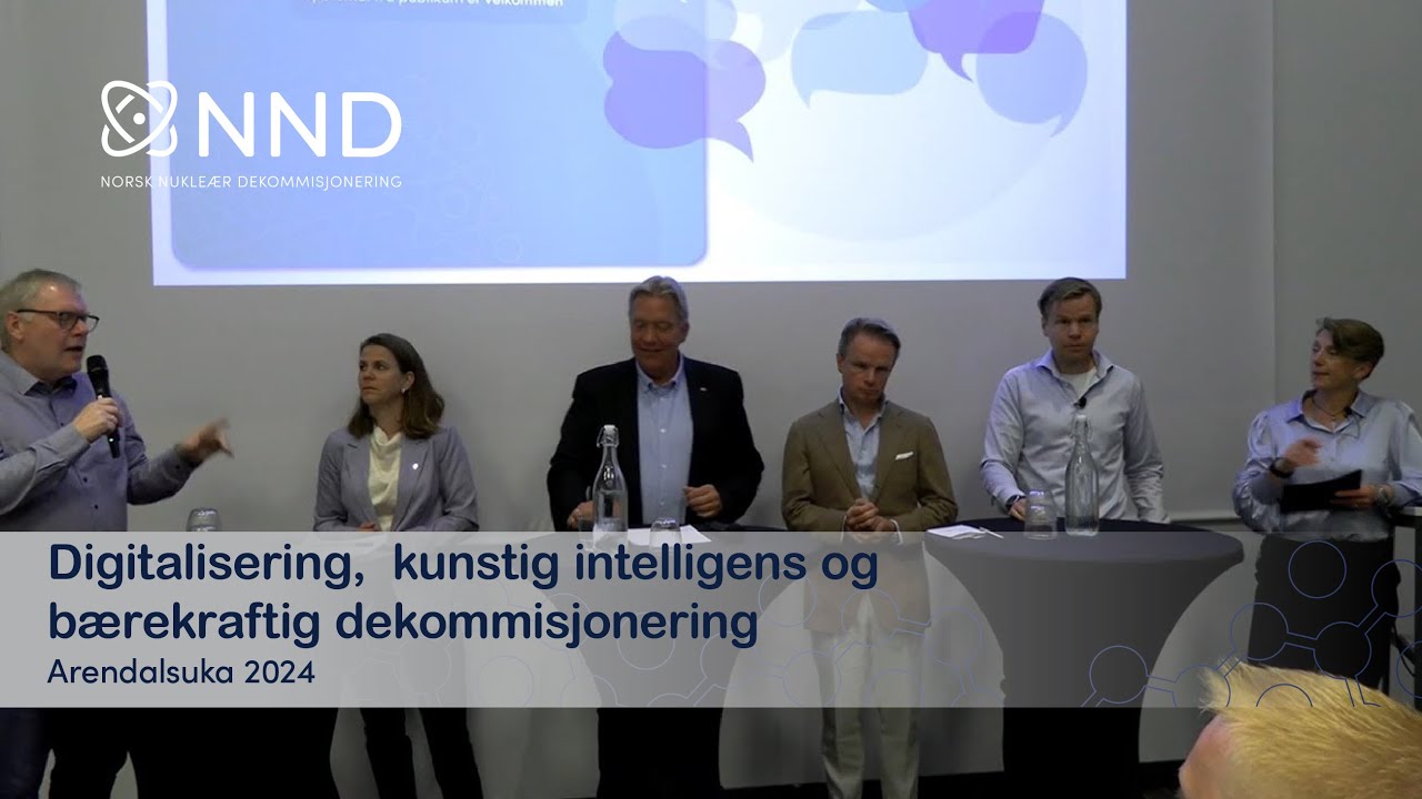 Arendalsuka 2024:  Digitalisering,  kunstig intelligens og bærekraftig dekommisjonering