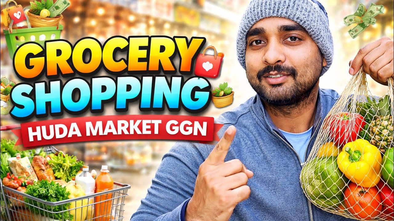 Gurgaon Huda Market 🛒 Itna Sasta Grocery 😱 Sach Me Shock Ho Gaya!#HudaMarket #Gurgaon #reallifevlog 
