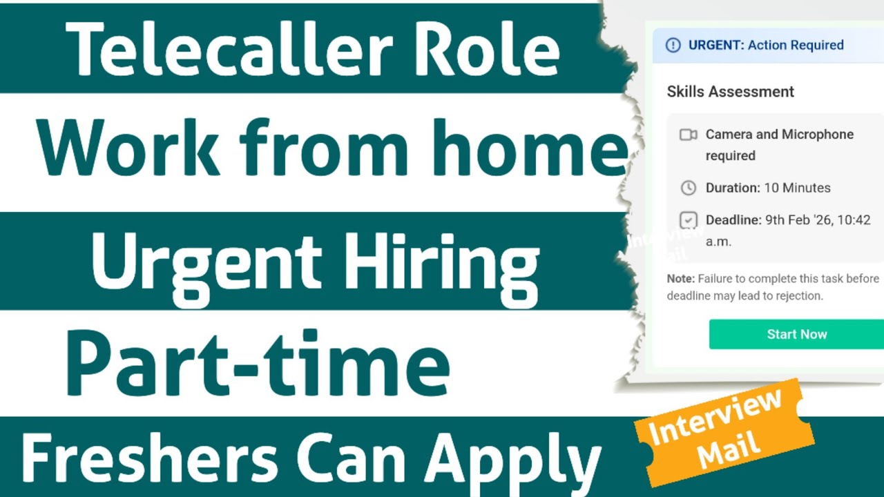 Telecaller Jobs 2026 || Work from home || Freshers can apply #workfromhome 