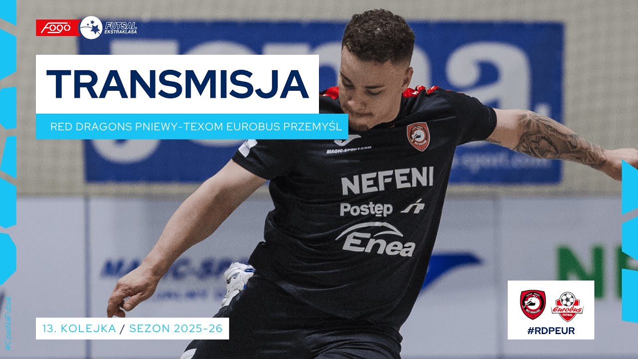 RED DRAGONS PNIEWY-TEXOM EUROBUS PRZEMYŚL| NA ŻYWO | 13. KOLEJKA 2025/26