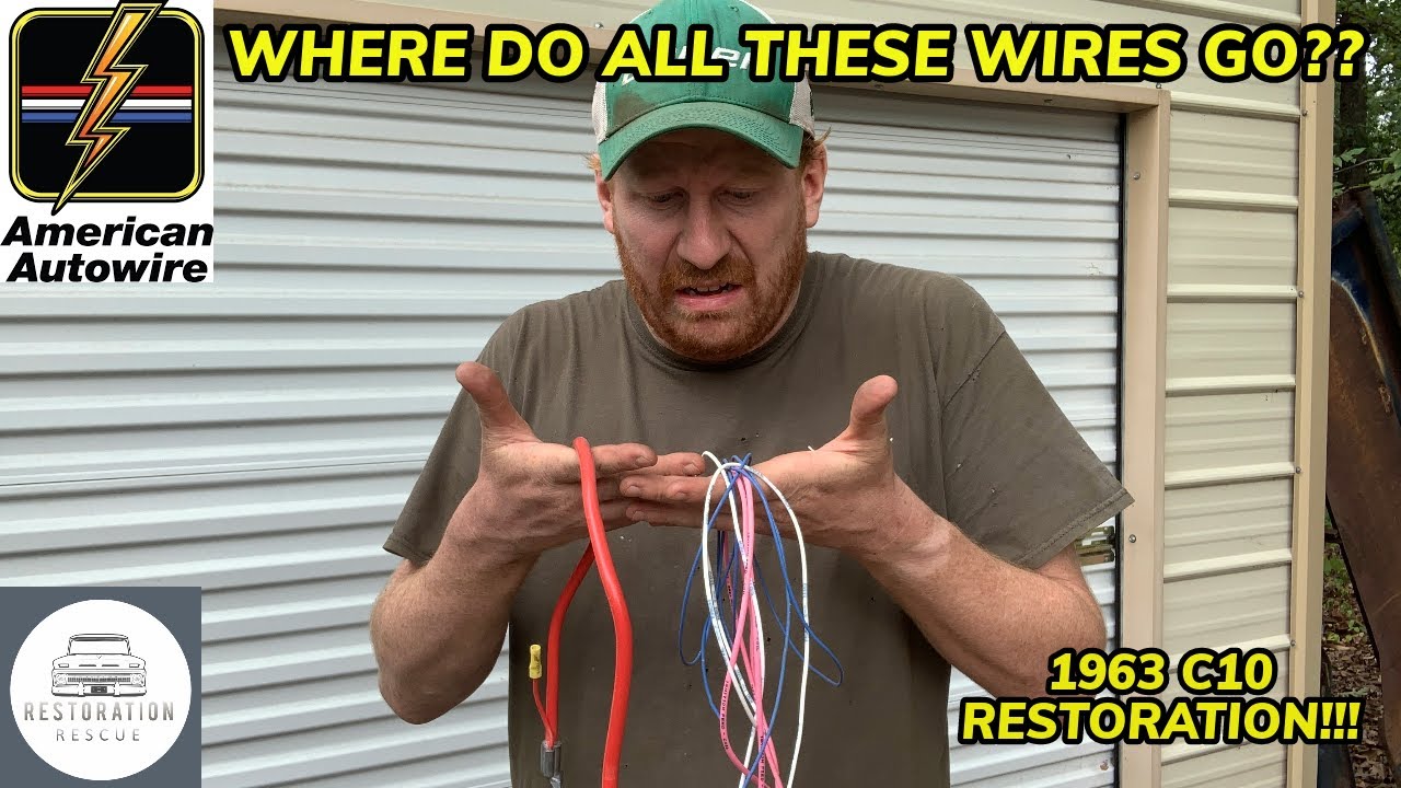 Wiring Up Our Engine! 1963 Chevy C10 Restoration Day 101