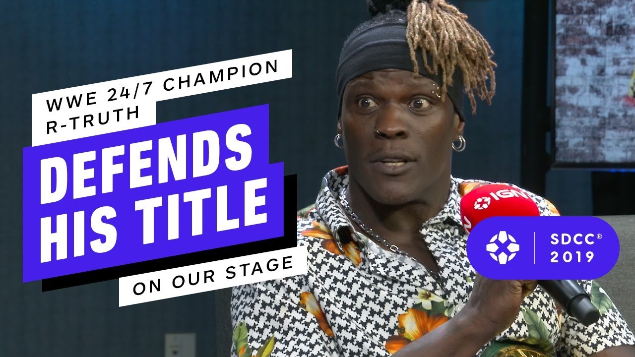 WWE 24/7 Champion R-Truth Defends His Title on Our Comic Con Stage