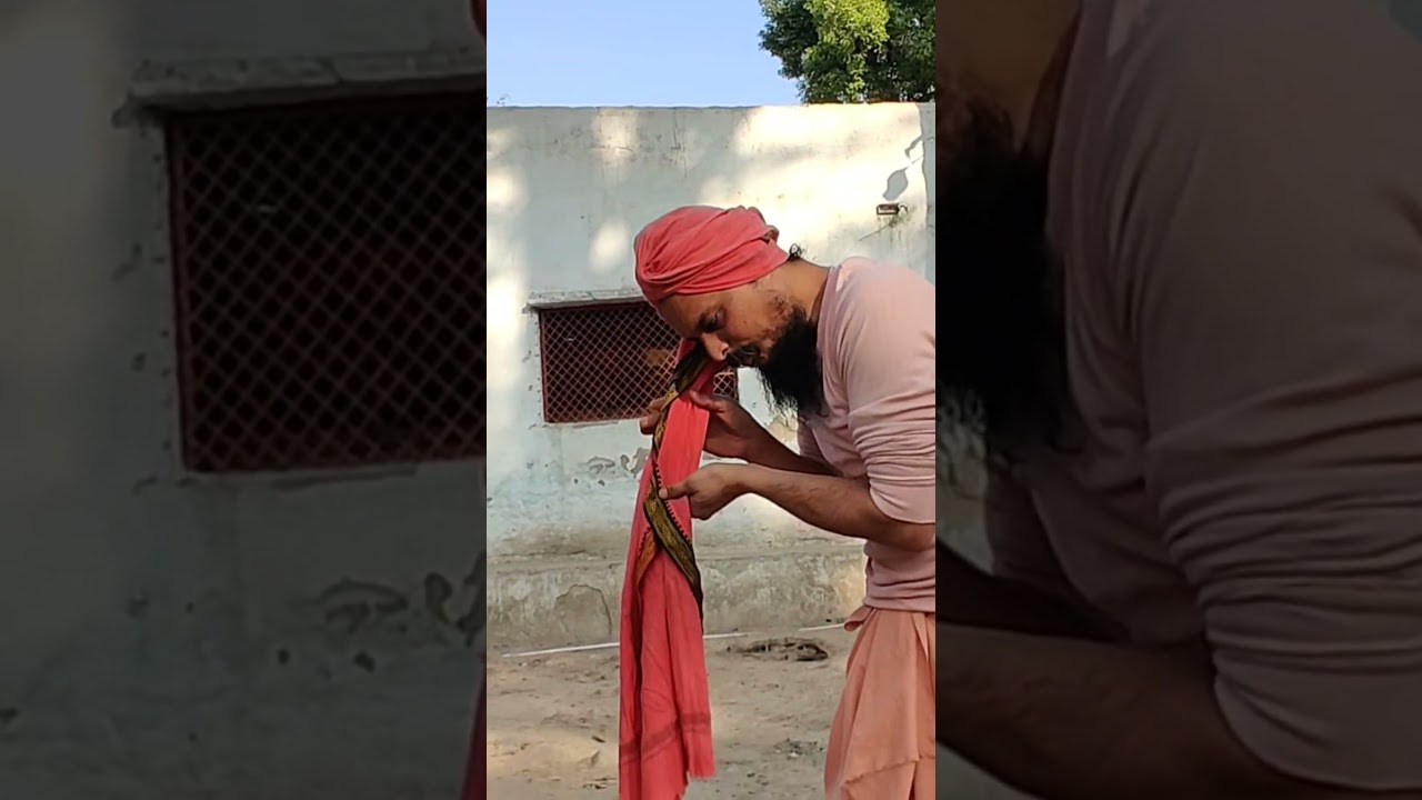 unforgettable memories of chyavan rishi ashram😊 how to wear a quick pagdi / pheta