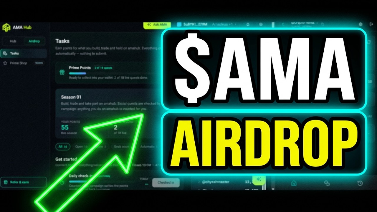 🚨 THIS AI PROJECT COULD DROP $AMA! | Amadeus Protocol Airdrop 🔥 How to Earn PRIME Points