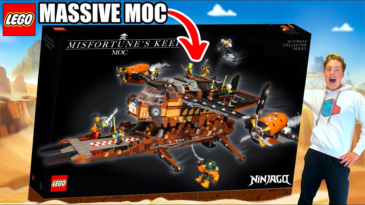 Huge LEGO Misfortune's Keep Ninjago MOC...