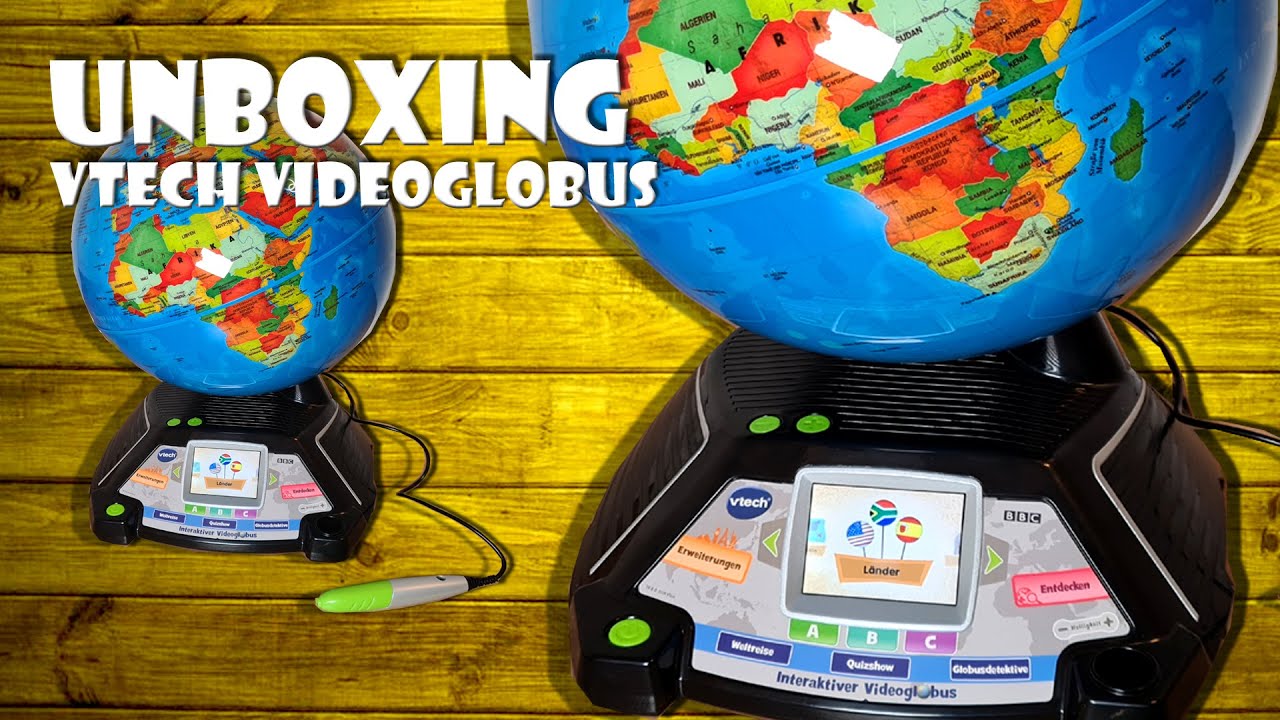 Unboxing Vtech Interaktiver Videoglobus 80-605464 Globus Geschenkidee [4K]