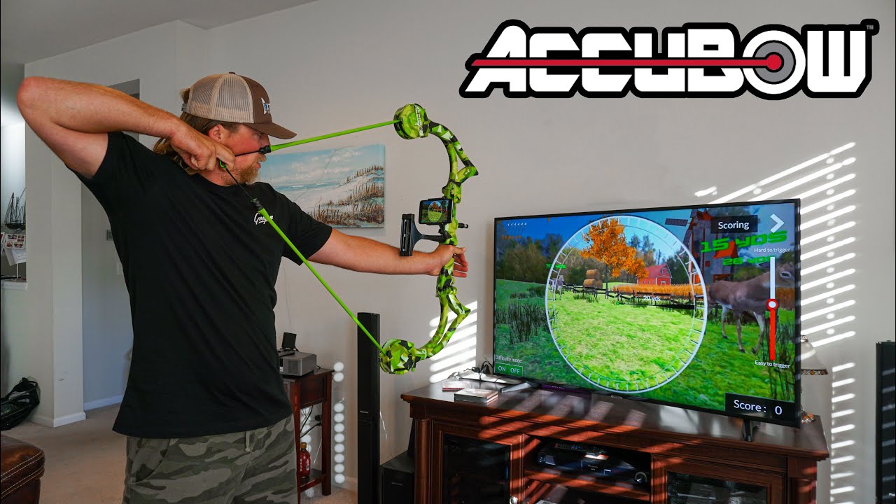 VIRTUAL Bowhunting w/ Accubow Green Mantis - How it works & GamePlay