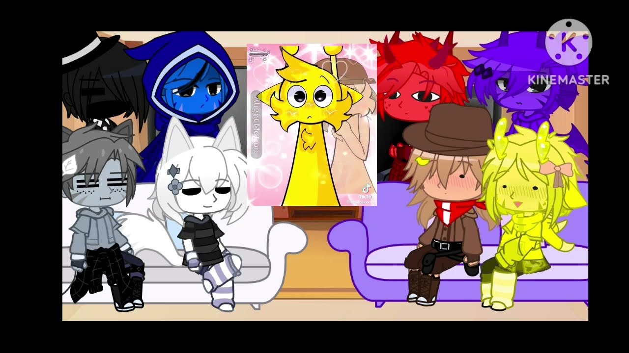 ★°•Sprunki incredibox react to~☆ 「Pat.4」[🇧🇷]#sprunkiincredibox #reactionvideos#sprunki