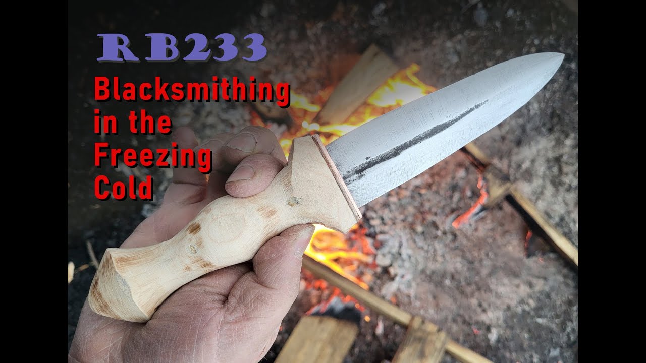 Blacksmithing in the Freezing Cold