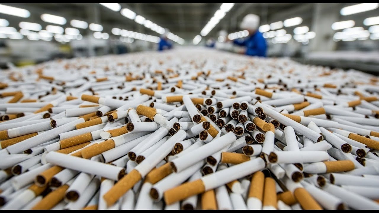 Inside a Modern Cigarette Factory You’ve Never Seen Before (USA Full Process)