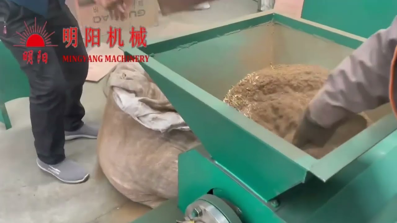 The process to turn animal dung to fuel briquettes by cow dung hexagon briquettes making machine