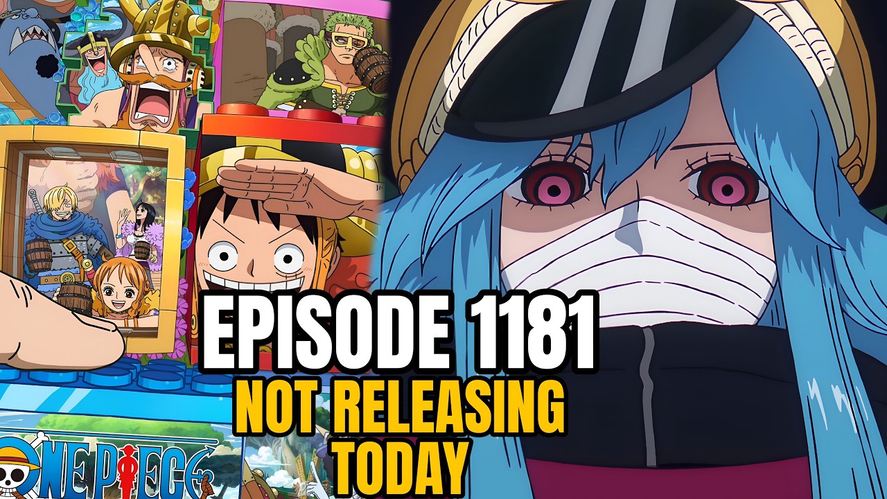 Эпизод 1181 One Piece сегодня не выйдет!