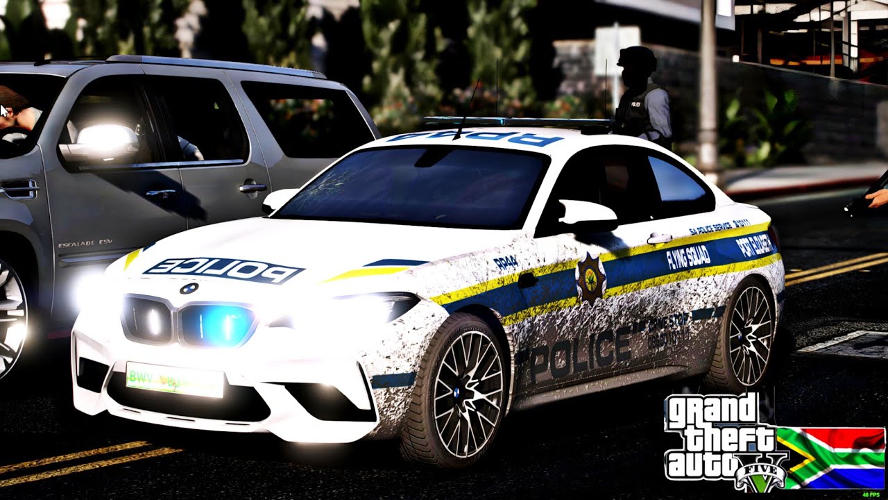 GTA Mzansi ep.4 - bmw m2 patrol. shots fired persuit l Playing As A Cop LSPDFR