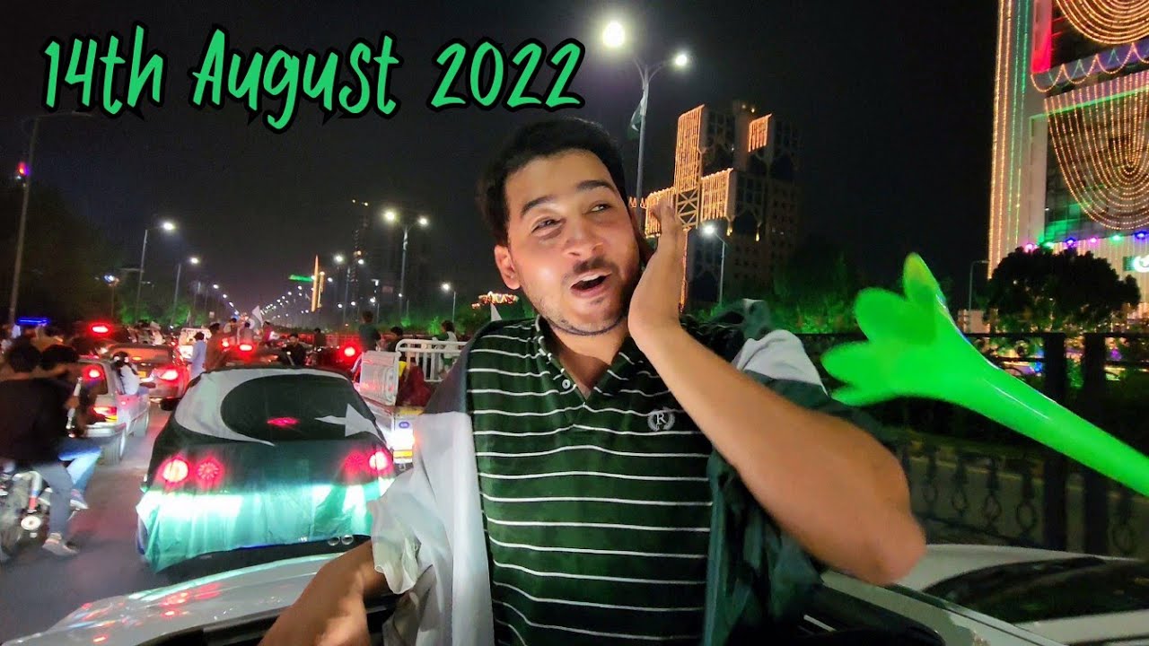 14 August 2022 Vlog - Independence Day Vlog 2022 - Pakistan's 75th Anniversary Celebrations - JNTV
