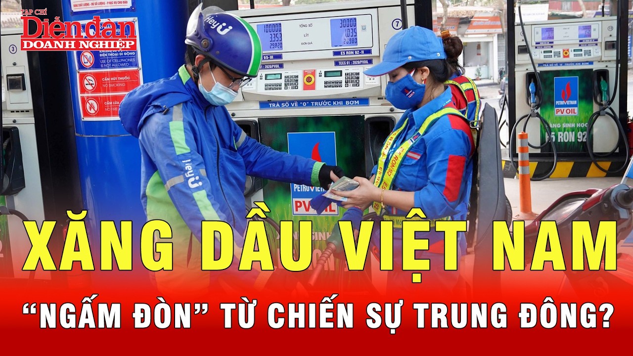 Thị trường xăng dầu Việt Nam bắt đầu bị ảnh hưởng bởi chiến sự ở Trung Đông? |Tin tức 24h