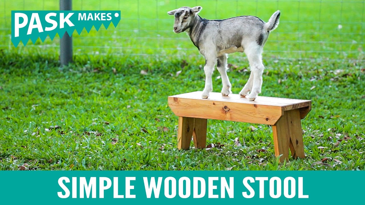Simple Wooden Stool