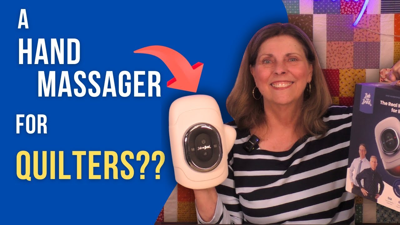 I Tried a Hand Massager for Quilting Pain and WOW!