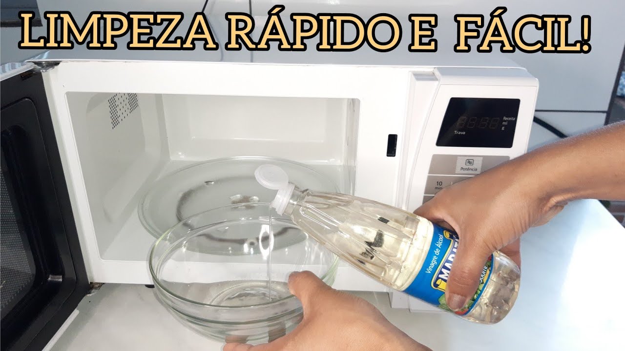 COMO LIMPAR MICROONDAS COM VINAGRE RÁPIDO E FÁCIL/ VOCÊ SABIA DESSA DICA?😱