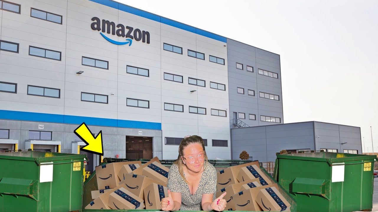 Мусорный контейнер Amazon был открыт и полон возвратных посылок! *Невероятно!