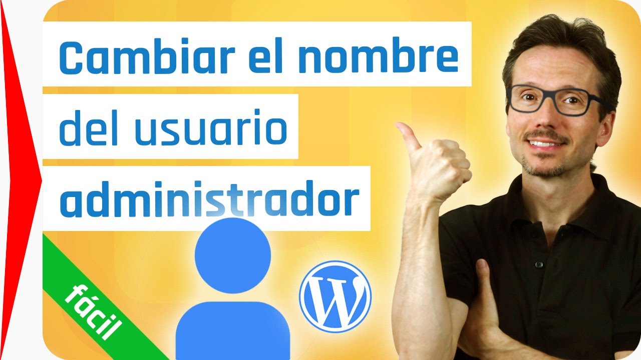 Cómo CAMBIAR el NOMBRE de usuario ADMIN en WordPress ⭐️