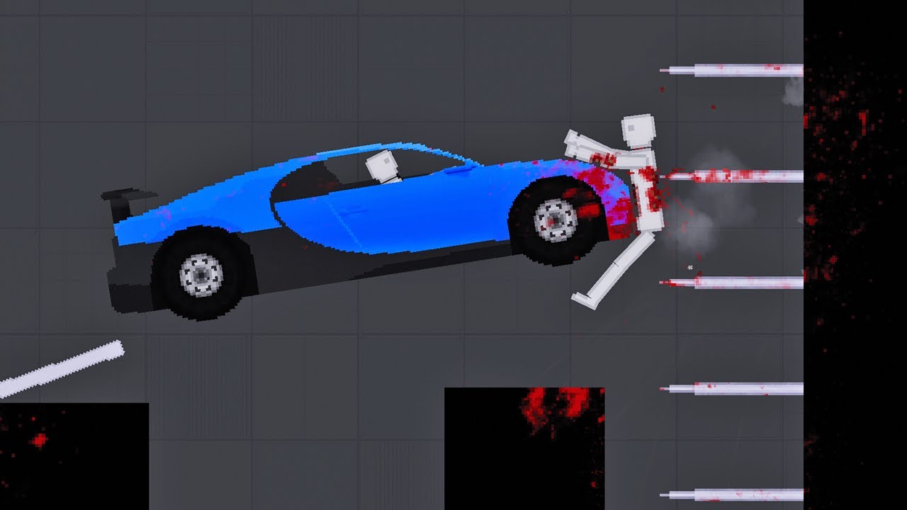 Cars vs Humans in People Playground