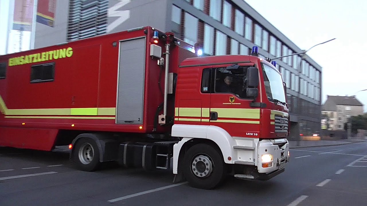[Feuerwehr Dortmund,Rettungsdienst,Polizei] Mehrere Einsatzfahrten der Dortmunder Retter