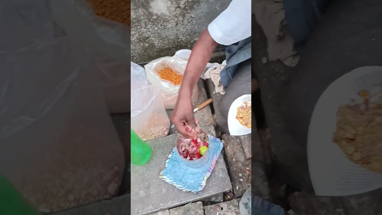 bhel of mumbai street #youtube shorts video# #trends