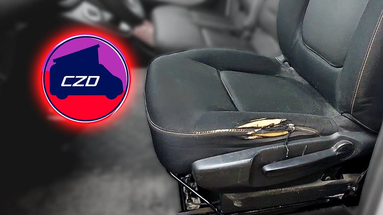 Como reparar el asiento roto de una furgoneta! Arreglar la tapicería reventada de una Renault Trafic