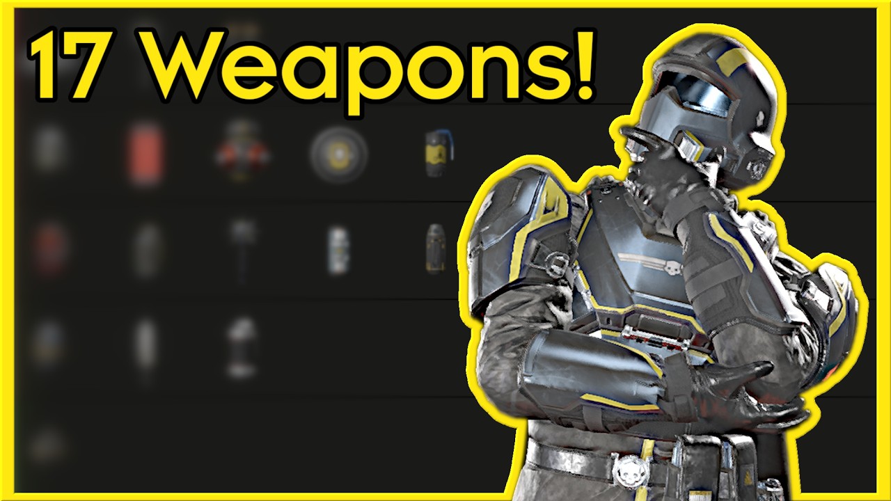 Ranking Every Throwable Weapon in Helldivers 2 (Again)