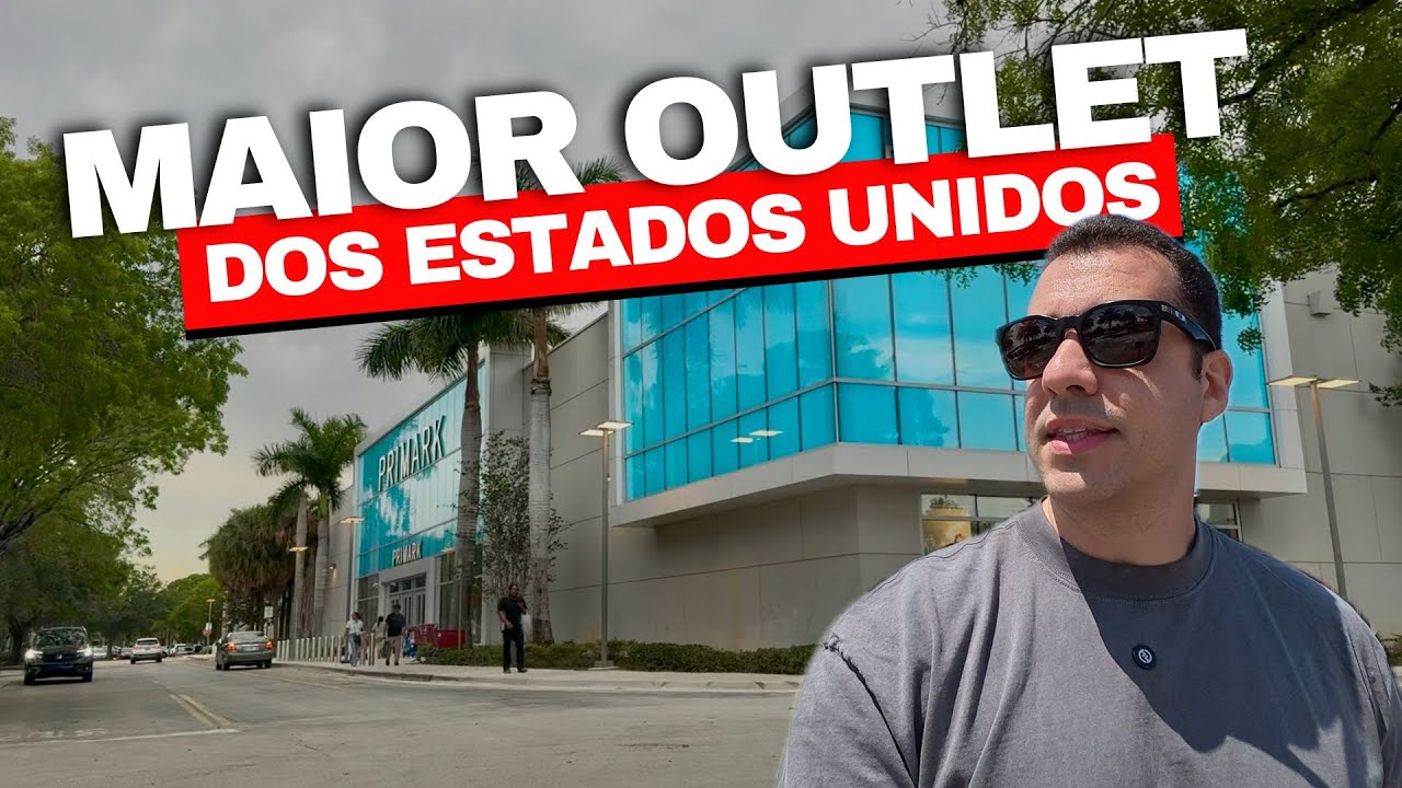 Orlando - Miami Dirigindo e MAIOR Centro de COMPRAS da Flórida