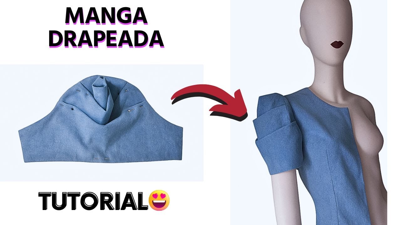 🔴Manga DRAPEADA✅ paso a paso: Domina esta técnica y eleva tus creaciones a otro nivel😍