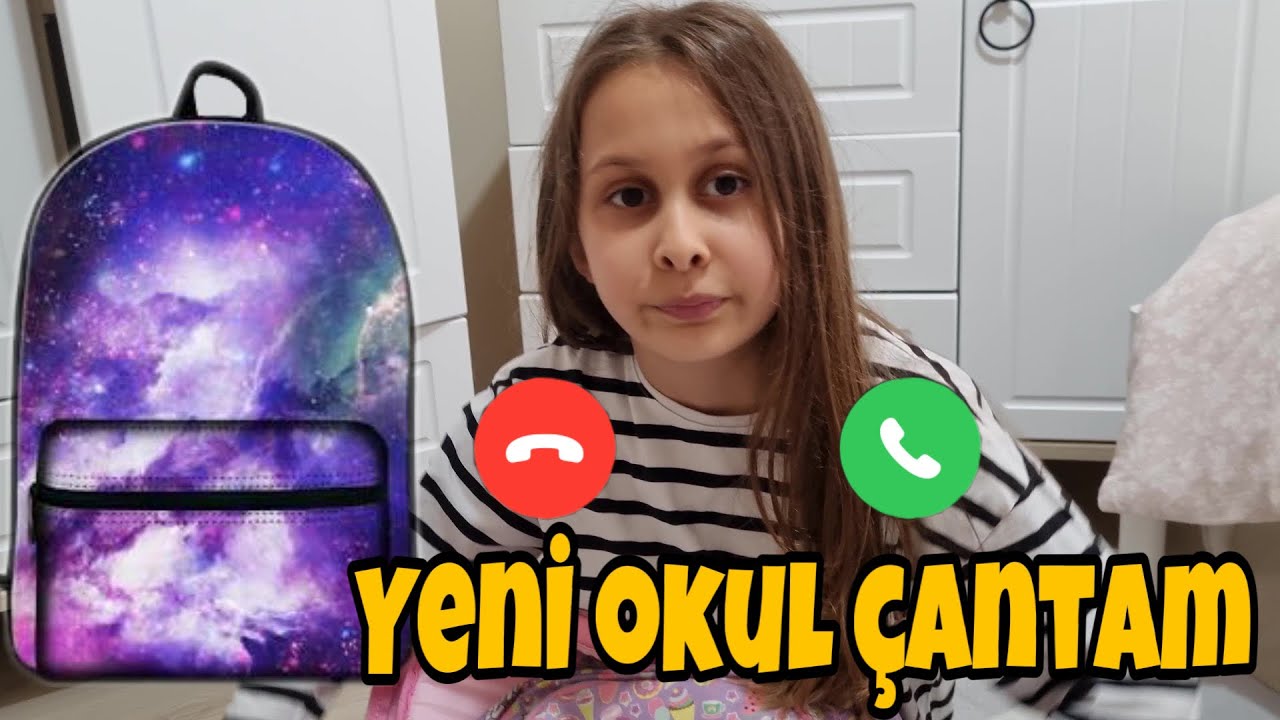 YENİ OKUL ÇANTAM GELDİ ! VLOG 