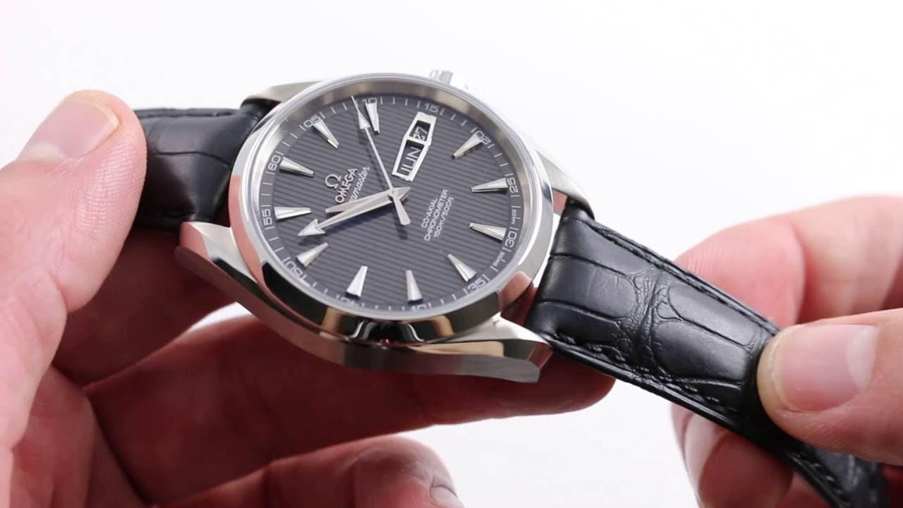 Preowned Omega Seamaster Aqua Terra Annual Calendar Luxury Watch Review