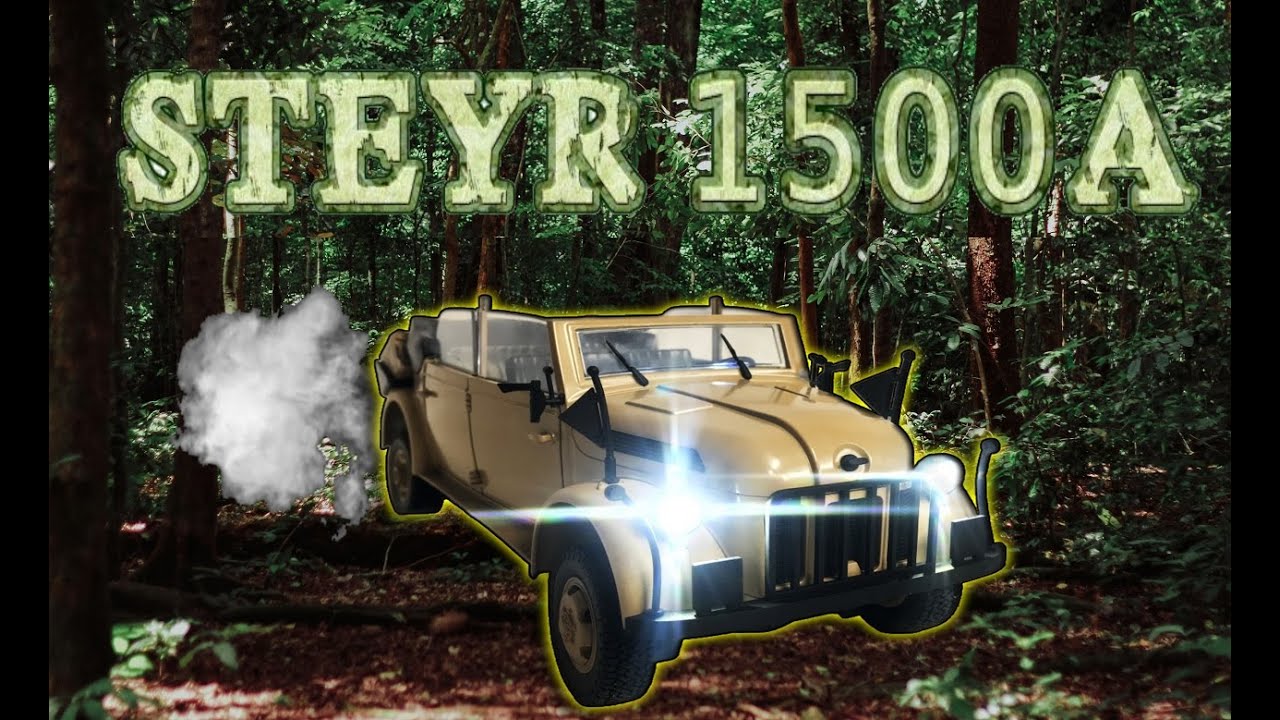 This NEW STEYR 1500A 1/18 Diecast Metal WW2 Is Feature Packed! | HG4-51 TRASPED