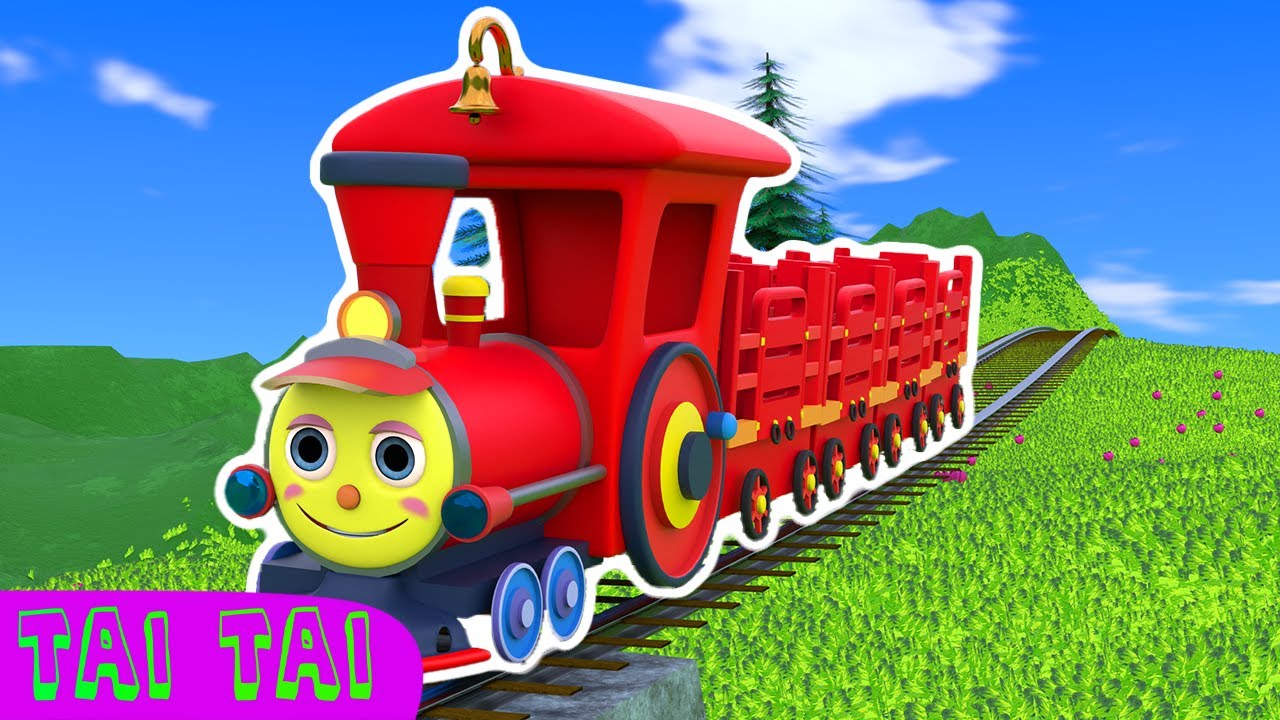 Trenulețul Colorat🚂C&acirc;ntece și desene animate pentru copii | TAI TAI