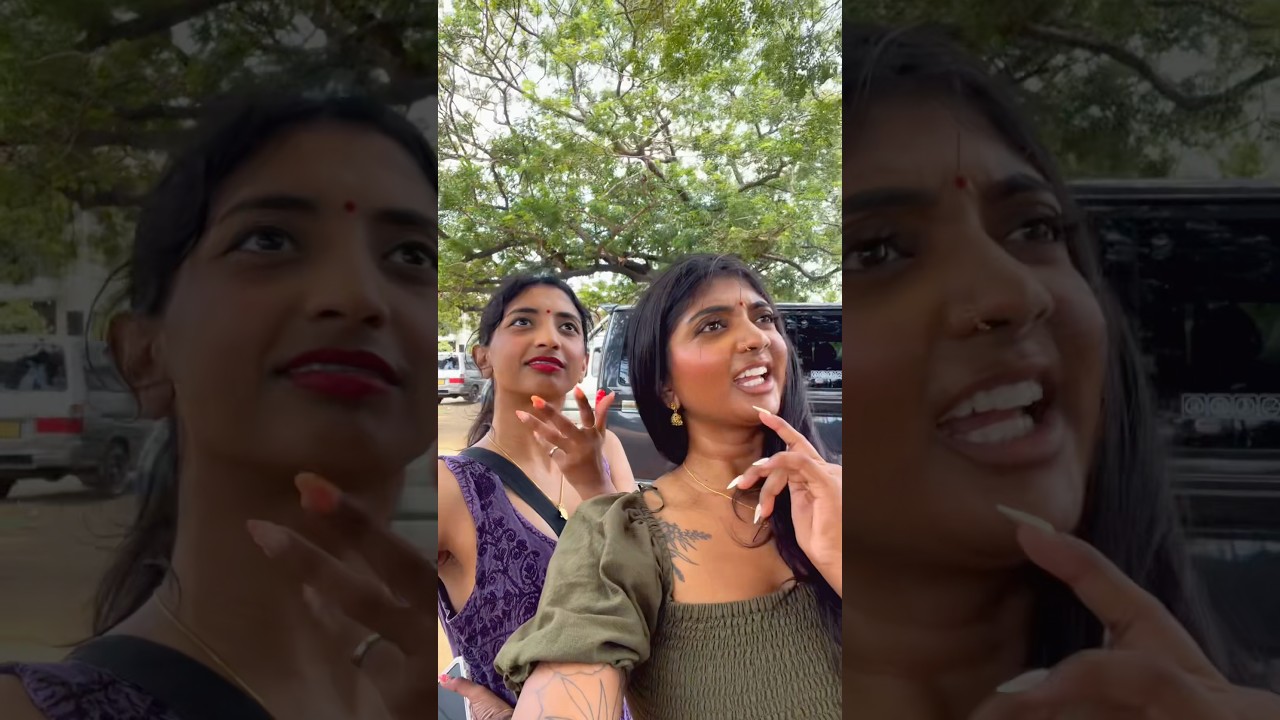 saw so many cows in Jaffna, we just had to 🤷🏽&zwj;♀️ #tamil